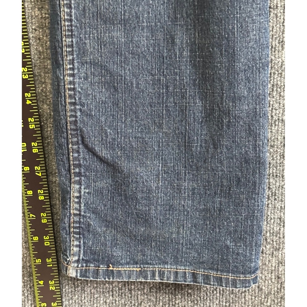 Levi Strauss Signature Stretch Mid Rise Straight Leg Jeans Womens Size 16 Medium - Picture 6 of 7
